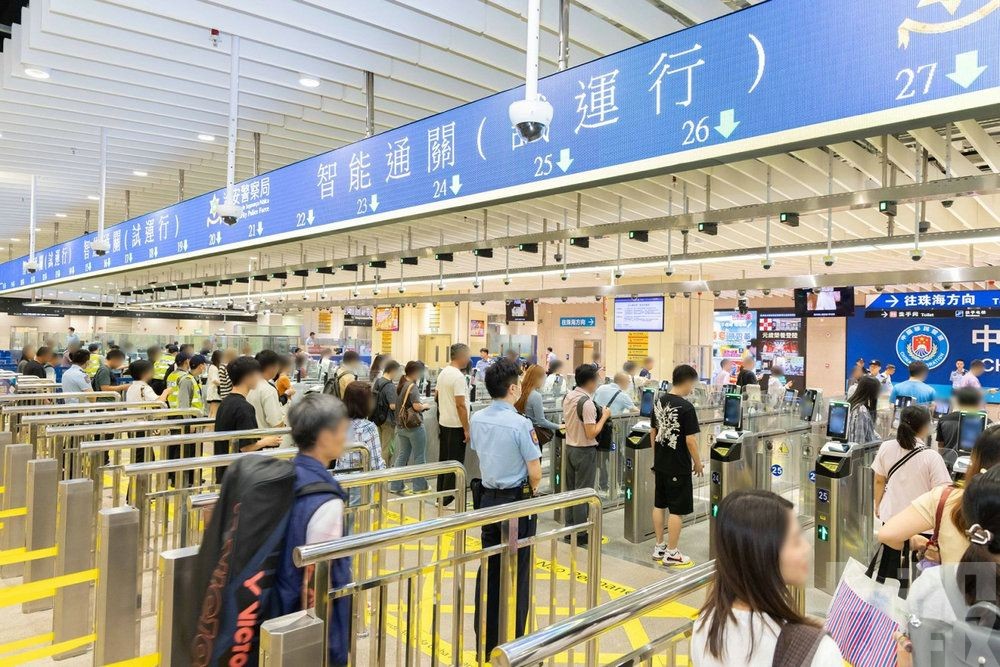 有片！刷臉通關明起擴至青茂及大橋口岸珠澳大廳